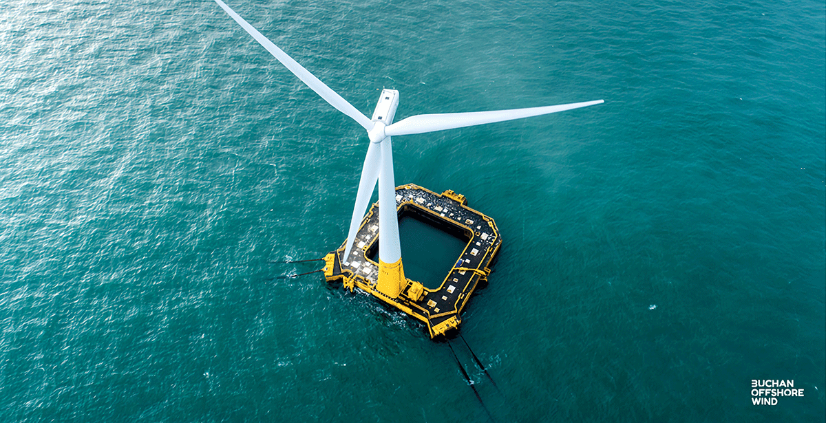 Floating wind turbine
