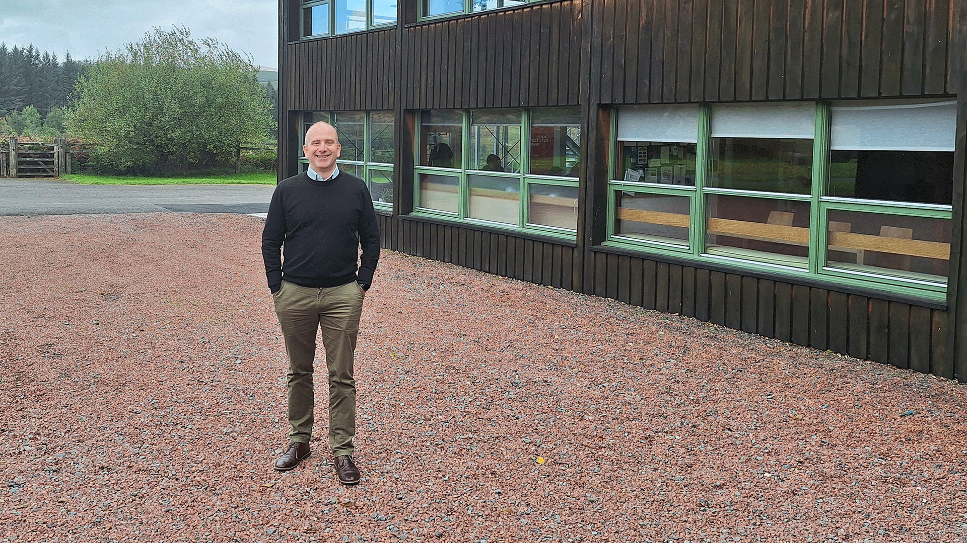 Chris Smith at Natural Power HQ